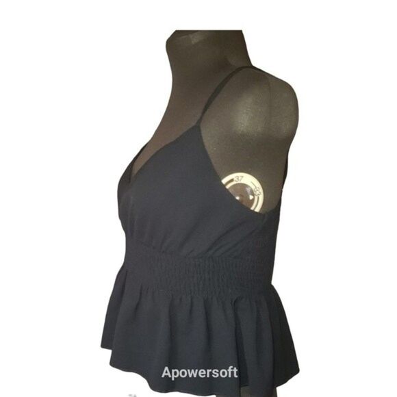 Ruffle Crop Cami (0330) - Picture 3 of 6